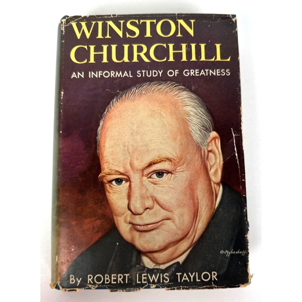 Winston Churchill, by Robert Lewis Taylor Hardcover Copyright 1952 1st Edition